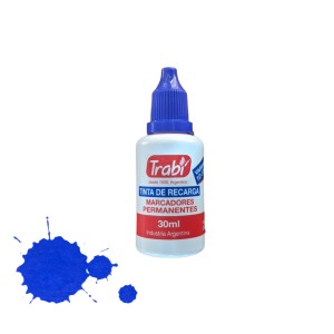 TINTA DE RECARGA TRABI PERMANTE 30 ml AZUL